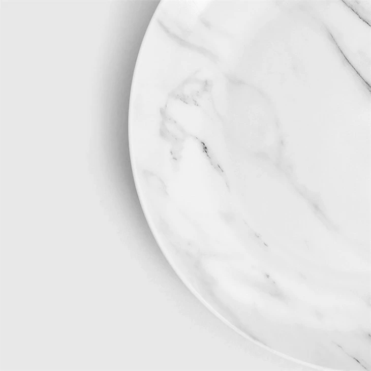 marble dinner set 4