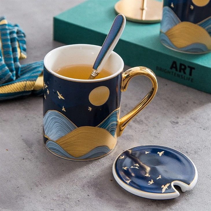 ceramic tea cup with lid-4