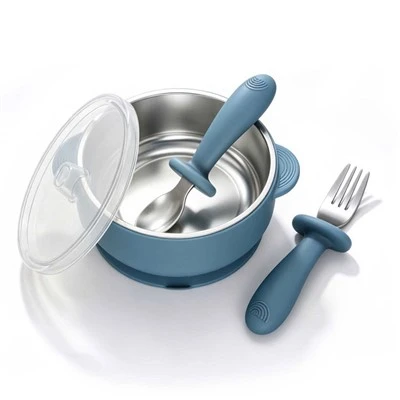 Bộ Bát Và Muỗng Hút